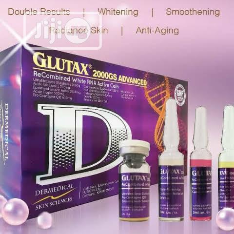 GLUTAX 2000GS ADVANCED RECOMBINED WHITE RNA ACTIVE CELLS WHITENING GLUTATHIONE SKIN