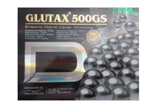 GLUTAX 500GS EMPORIO HYBRID CAVIAR GLUTATHIONE SKIN WHITENING