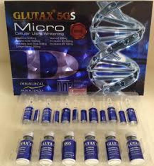 GLUTAX 5GS MICRO CELLULAR ULTRA WHITENING GLUTATHIONE SKIN