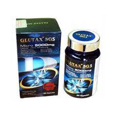 GLUTAX 5GS MICRO 5,000 MG WHITENING EDIBLE GLUTATHIONE GLUTA PILLS 60 SOFTGEL