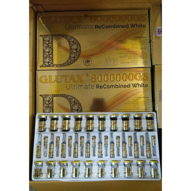 NEW GLUTAX 8000000GS (ITALY) GOLDEN ULTIMATE RECOMBINED WHITE