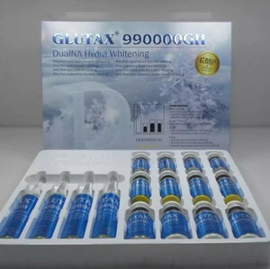 10X GLUTAX 990000 GH DUALNA HYDRA GLUTATHIONE SKIN WHITENING
