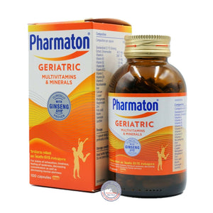 6X Geriatric Pharmaton with Ginseng Extract Natural Health Product 100 capsules
