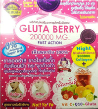 Load image into Gallery viewer, 12X Gluta Berry 200000 mg Drink Anti Aging Whitening Skin Fast Reduce Freckles