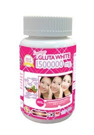 3X Supreme WHITE GLUTA 1500000MG V Shape Face & Whitening Anti Aging 30 Softgels