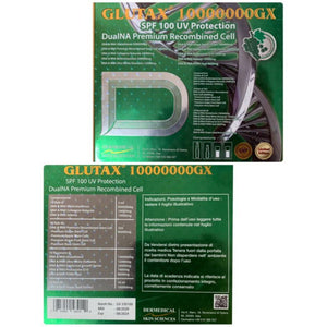 Glutax 10000000Gx + COLLAGEN PLATINUM FORTE + VIT. WHITE SPF 100 UV PROTECTION