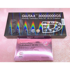 NEW GLUTAX 30000000GS (ITALY) EXTREMELY TREMENDOUS WHITE SPF 100 UV PROTECTION