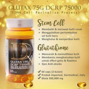 Glutax 75g DCRP 750000 100% DNA Cell Revitalize Process Pure Whitening New