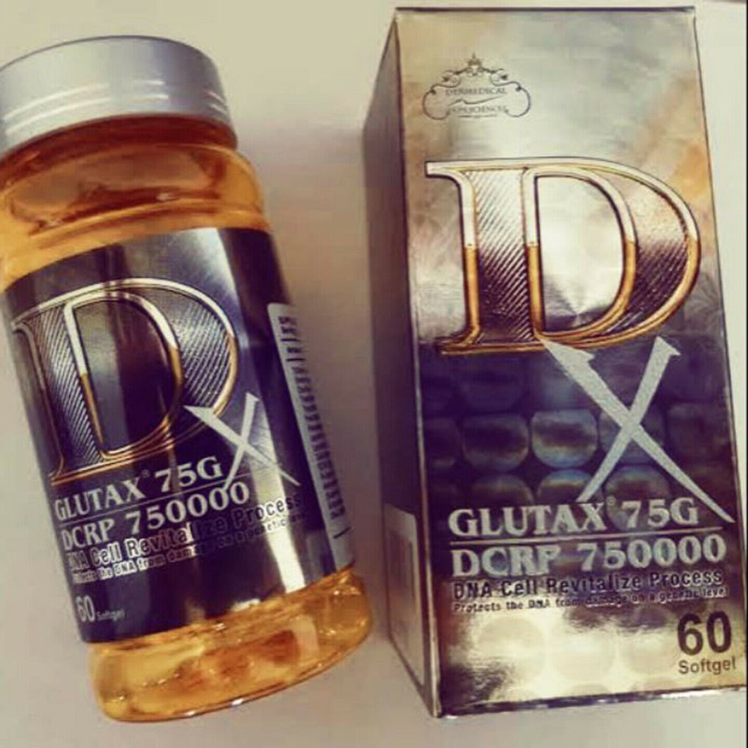 6X Glutax 75g DCRP 750000 100% DNA Cell Revitalize Process Pure Whitening