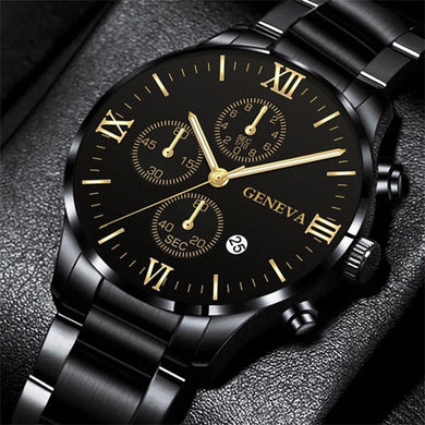 Fashion Men Watches Luxury Stainless Steel Quartz Wrist Watch Men Business