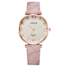 Load image into Gallery viewer, Women Casual Leather Belt Watches Simple Ladies&#39;  Big Dial Sport Quartz Clock Dress