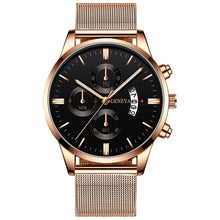 Load image into Gallery viewer, Sports Watches Luxury Men Stainless Steel Quartz Wrist Watch for Man Business