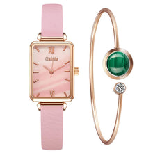 Load image into Gallery viewer, Gaiety Brand Women Watches Fashion Square Ladies Quartz Watch Bracelet Set