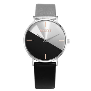 Watch Leather Rose Gold Dress Female Clock Luxury Brand Design Women Watches Simple