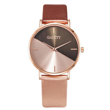 Load image into Gallery viewer, Watch Leather Rose Gold Dress Female Clock Luxury Brand Design Women Watches Simple