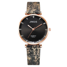 Load image into Gallery viewer, Women Casual Leather Belt Watches Simple Ladies&#39;  Big Dial Sport Quartz Clock Dress