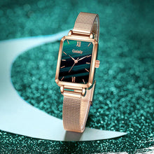 Load image into Gallery viewer, Gaiety Brand Women Watches Fashion Square Ladies Quartz Watch Bracelet Set