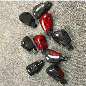 Carbon Fiber Suede Gear Shift Knob For Honda Civic 2016 2017 2018 2019 2020 2021 10th Generation Gear Shifter Pen Head Ball