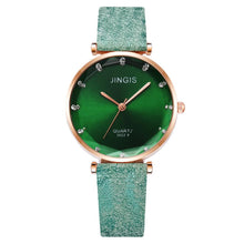 Load image into Gallery viewer, Women Casual Leather Belt Watches Simple Ladies&#39;  Big Dial Sport Quartz Clock Dress