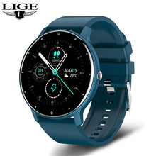 Load image into Gallery viewer, LIGE 2022 New Smart Watch Men Full Touch Screen Sport Fitness Watch IP67 Waterproof Bluetooth For Android ios smartwatch Men+box