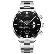 Load image into Gallery viewer, Fashion Men Luxury Stainless Steel Watch Calendar Date Quartz Wrist Watch Watches