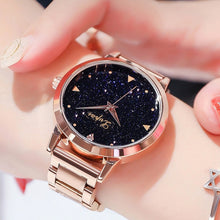 Load image into Gallery viewer, Lvpai Brand Women Dress Watches Big Dial Rose Gold Fashion Ladies Wristwatch