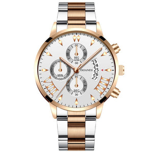 reloj hombre Fashion Luxury Watches Stainless Steel Casual Quartz Wrist Watch
