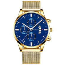 Load image into Gallery viewer, Fashion Men Luxury Stainless Steel Watch Calendar Date Quartz Wrist Watch Watches