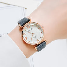 Load image into Gallery viewer, Women Casual Leather Belt Watches Simple Ladies&#39;  Big Dial Sport Quartz Clock Dress