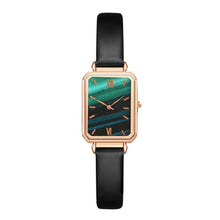 Load image into Gallery viewer, Watch Women Luxury Rectangle Dial Dress Bracelet Watches Set Ladies Leather