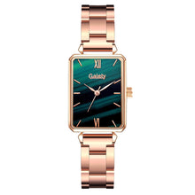 Load image into Gallery viewer, Gaiety Brand Women Watches Fashion Green Dial Square Ladies Quartz Wrist Watch Bracelet Simple Dress