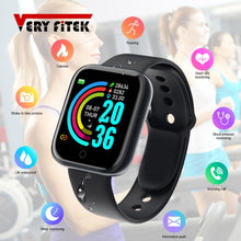 Load image into Gallery viewer, D20 Pro Smart Watch Y68 Bluetooth Fitness Tracker Sports Watch Heart