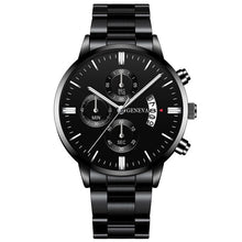 Load image into Gallery viewer, Fashion Men Luxury Stainless Steel Watch Calendar Date Quartz Wrist Watch Watches