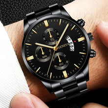 Load image into Gallery viewer, Sports Watches Luxury Men Stainless Steel Quartz Wrist Watch for Man Business