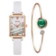 Load image into Gallery viewer, Gaiety Brand Women Watches Fashion Square Ladies Quartz Watch Bracelet Set