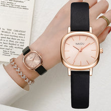 Load image into Gallery viewer, Casual Women Romantic Small Square Wrist Watch Bracelet Leather Rhinestone Designer Ladies