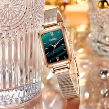 Load image into Gallery viewer, Gaiety Brand Women Watches Fashion Square Ladies Quartz Watch Bracelet Set