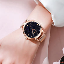 Load image into Gallery viewer, Lvpai Brand Women Dress Watches Big Dial Rose Gold Fashion Ladies Wristwatch