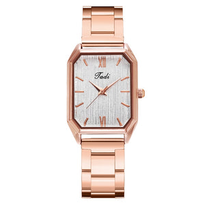 Fashion Watch For Women Luxury Rose Gold Rhinestone Bracelet Watch Ladies Quartz