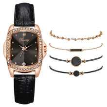 Load image into Gallery viewer, Gaiety Brand Fashion Watch For Women Diamond Magnet Buckle Square Watch Rose Gold 