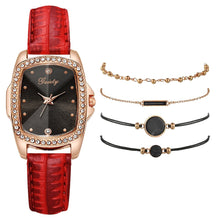 Load image into Gallery viewer, Gaiety Brand Fashion Watch For Women Diamond Magnet Buckle Square Watch Rose Gold 