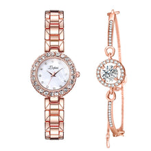 Load image into Gallery viewer, Lvpai Brand Luxury Bracelet Watches Set For Women Fashion Geometric Bangle Quartz Clock