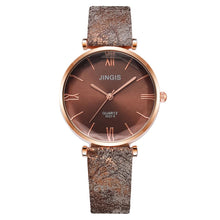 Load image into Gallery viewer, Women Casual Leather Belt Watches Simple Ladies&#39;  Big Dial Sport Quartz Clock Dress