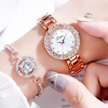 Load image into Gallery viewer, Lvpai Brand Luxury Bracelet Watches Set For Women Fashion Geometric Bangle Quartz Clock