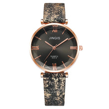 Load image into Gallery viewer, Women Casual Leather Belt Watches Simple Ladies&#39;  Big Dial Sport Quartz Clock Dress