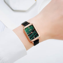 Load image into Gallery viewer, Casual Women Romantic Rectangular Dial Wrist Watch Leather Rhinestone Designer Ladies
