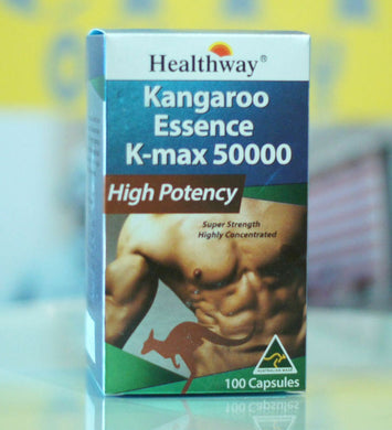 HEALTHWAY KANGAROO 50000MG 100 TABS FOR MEN INCREASE MUSCLE TONE 1 BOX