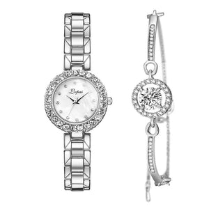 Lvpai Brand Luxury Bracelet Watches Set For Women Fashion Geometric Bangle Quartz Clock
