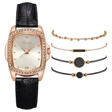 Load image into Gallery viewer, Gaiety Brand Fashion Watch For Women Diamond Magnet Buckle Square Watch Rose Gold 