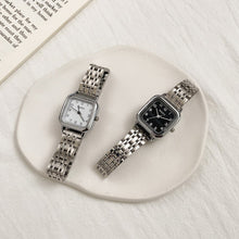 Load image into Gallery viewer, Luxury Square Fashion Diamond Ladies Wristwatches Stainless Steel Silver Female Quartz Watch Montre Femme